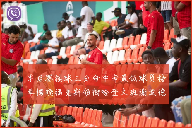 季后赛接球三分命中率最低球员榜单揭晓福克斯领衔哈登文班谢泼德紧随其后